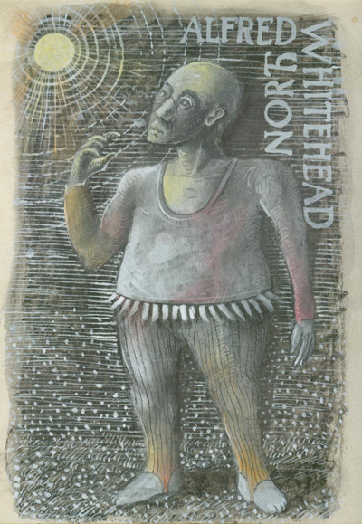 Henryk Waniek z teki Filozofy, Alfred Whiehead, rysunek