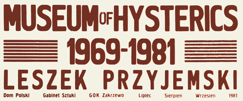 Leszek Przyjemski, afisz, 1981