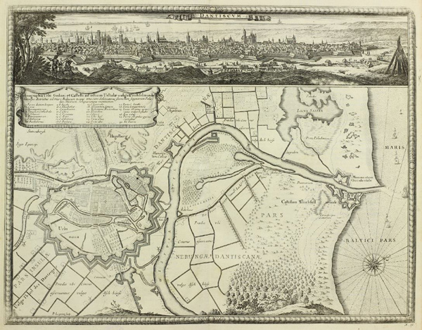 Gdańsk z twierdzą Wisłoujście